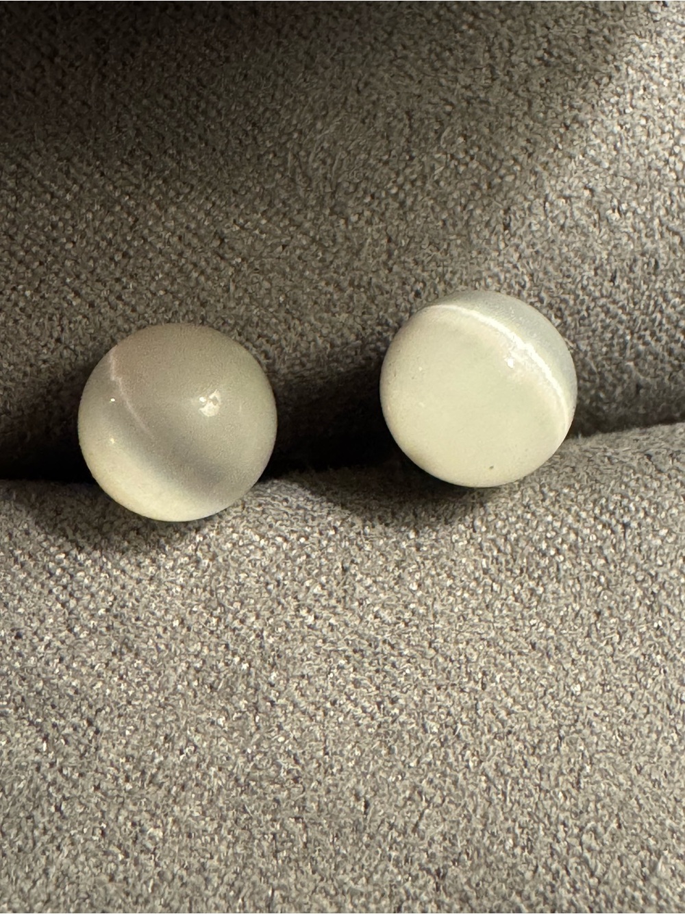 Minimalist Cat’s Eye Stud Earrings